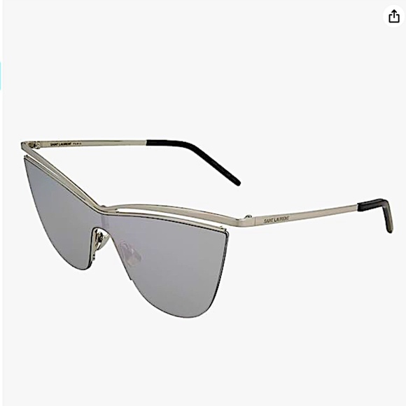 Saint Laurent Silver Mirror Lens Cat-Eye SL 249 Sunglasses main image 12